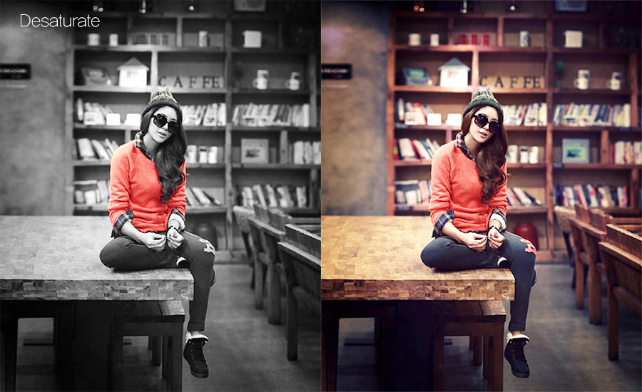 desaturate